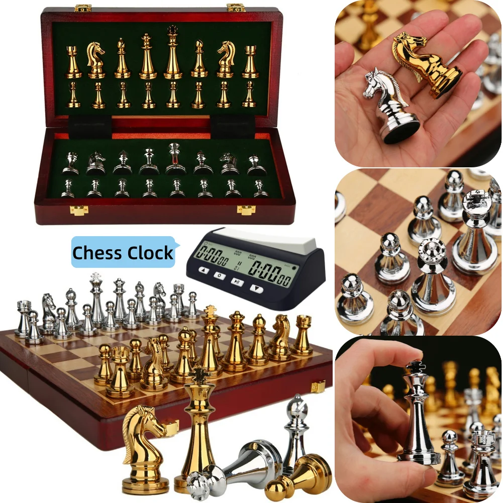 Magnetic Travel Chess - مجموعة شطرنج معدنية من العصور الوسطى