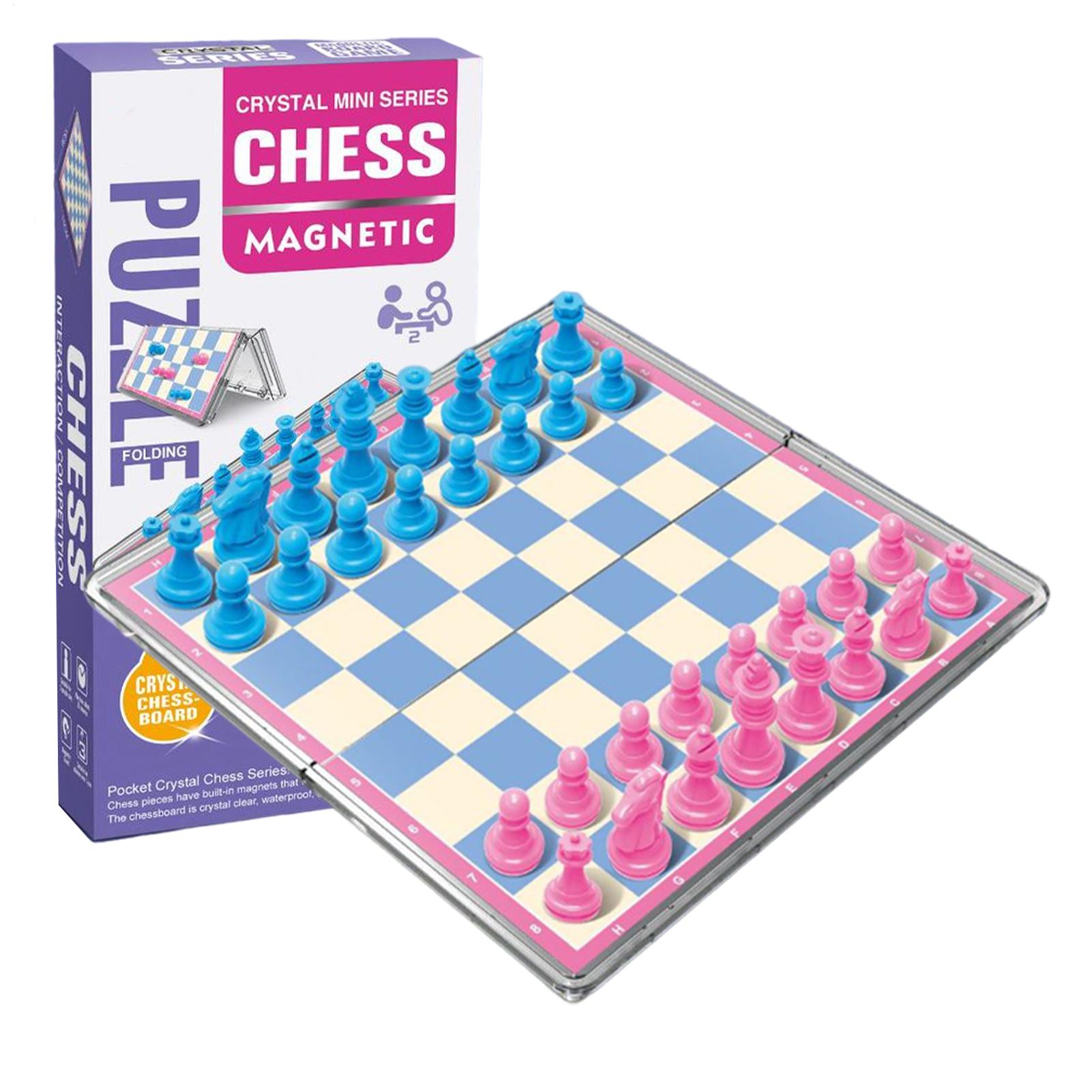 Magnetic Travel Chess - مجموعة الشطرنج المغناطيسية القابلة للطي للسفر