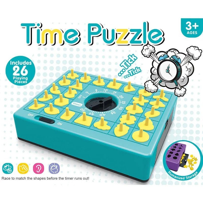 Board Game For 6 Years Old - لعبة لوح الوقت التعليمية للأطفال، لعبة