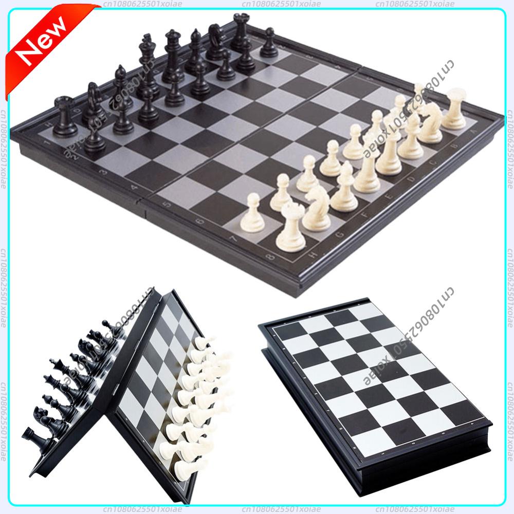 Magnetic Travel Chess - لعبة شطرنج مغناطيسية قابلة للطي مقاس