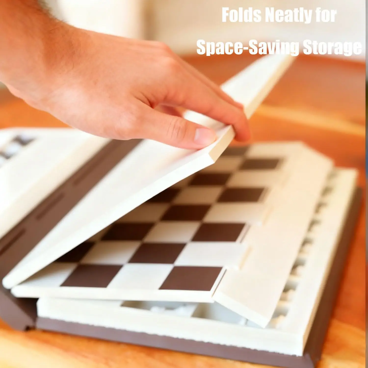Magnetic Travel Chess - كتاب شطرنج مطبوع ثلاثي الأبعاد ممتع