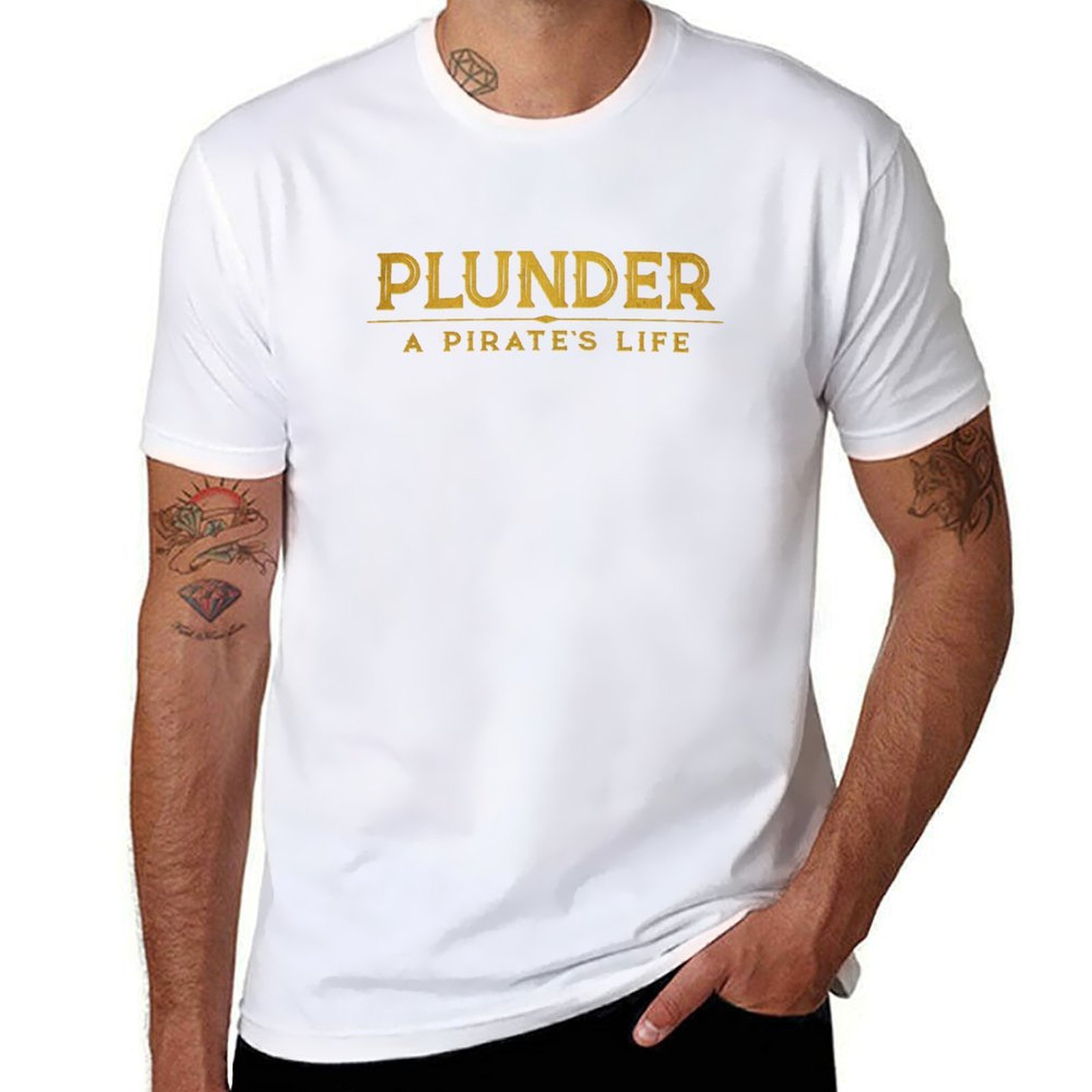 تي شيرت Plunder A Pirate's Lif - مراجعة Board Game Logo وسعره