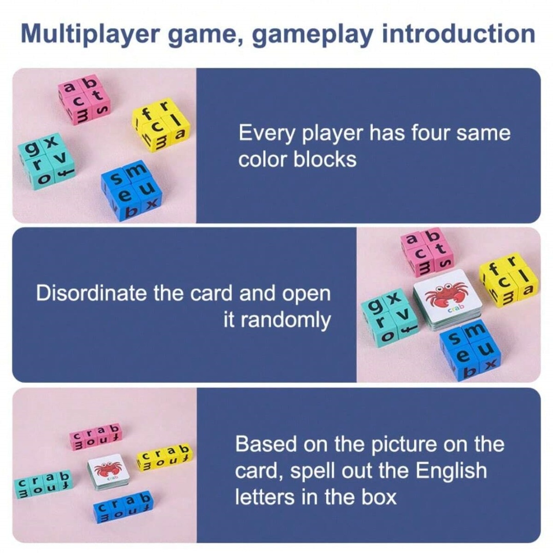 لعبة لوحية لتهجئة الحروف الأبج - مراجعة Board Game For 6 Years Old وسعره
