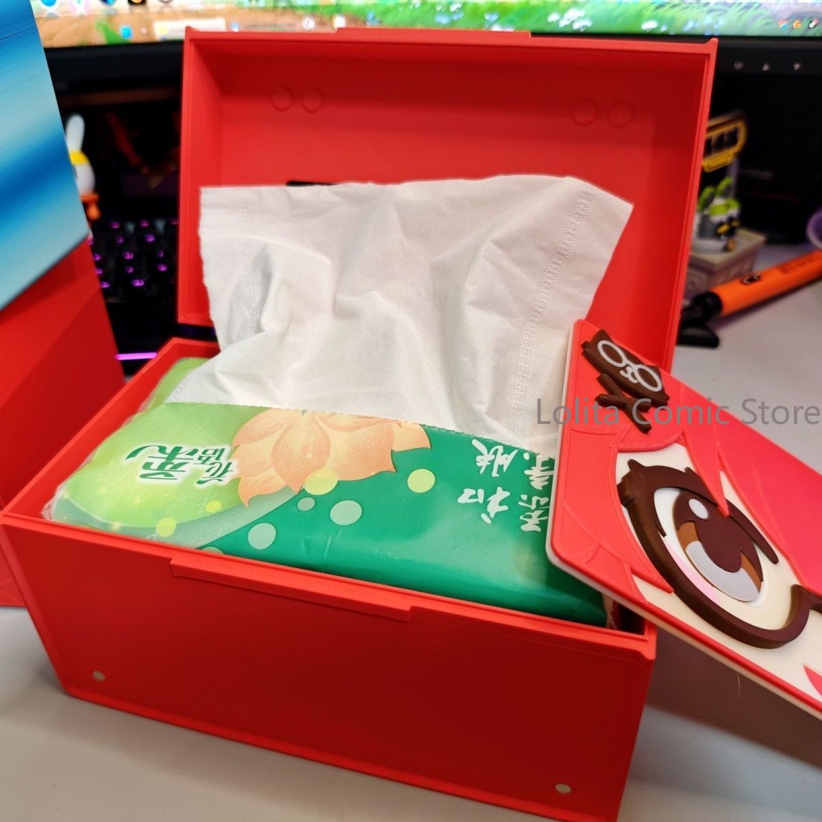 صندوق مناديل مطبوع ثلاثي الأبع - مراجعة Game Storage Box وسعره