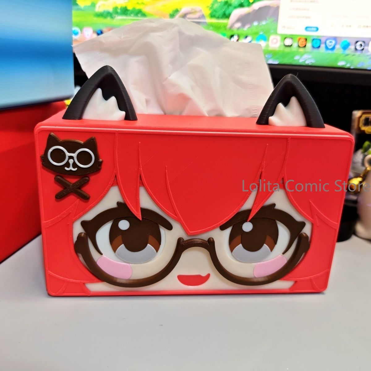 صندوق مناديل مطبوع ثلاثي الأبع - مراجعة Game Storage Box وسعره