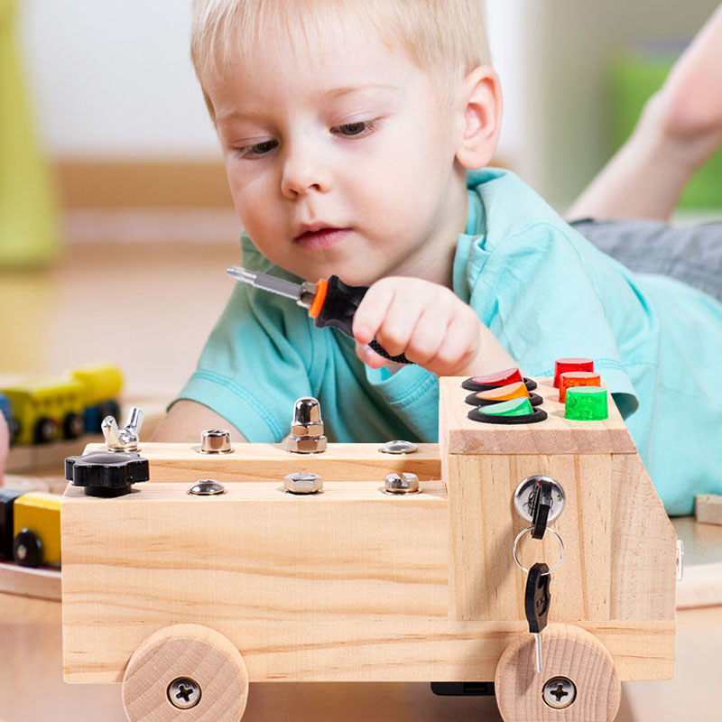 خشبية مونتيسوري مشغول مجلس الل - مراجعة Board Game For 6 Years Old وسعره