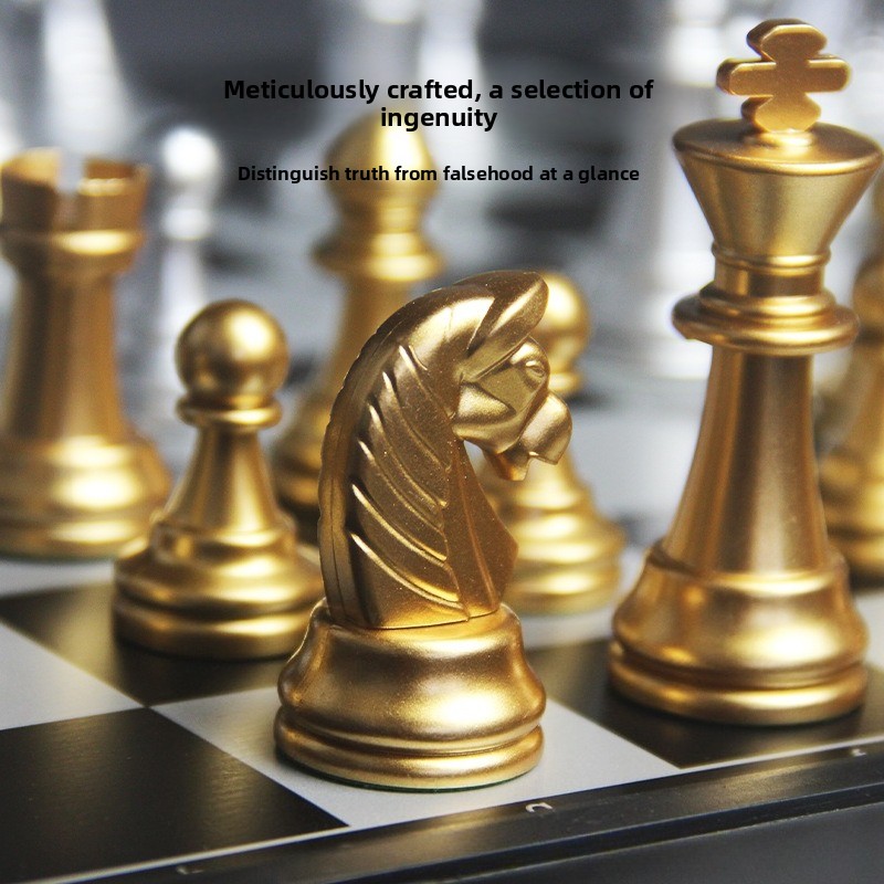مجموعة شطرنج مغناطيسية ذهبية و - مراجعة Magnetic Travel Chess وسعره