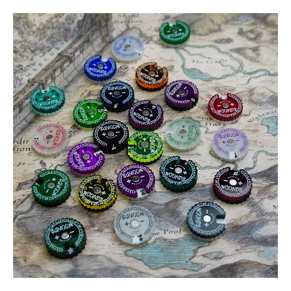 جهاز تعقب الجروح 20 ملم مجموعة - مراجعة Game Token Counter وسعره